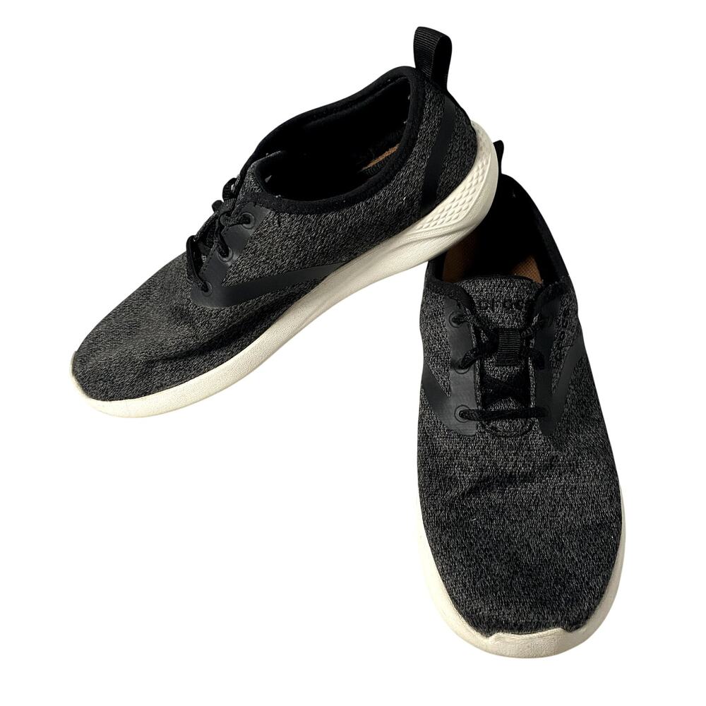 Crocs RideLite Grey Black Lace Up Shoes Sneakers 205162 Mens Size 10